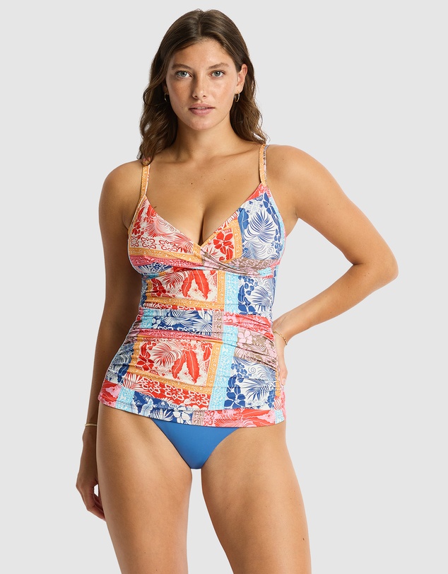 Sea Level Australia - Coco Island Cross Front Scoop Back Tankini