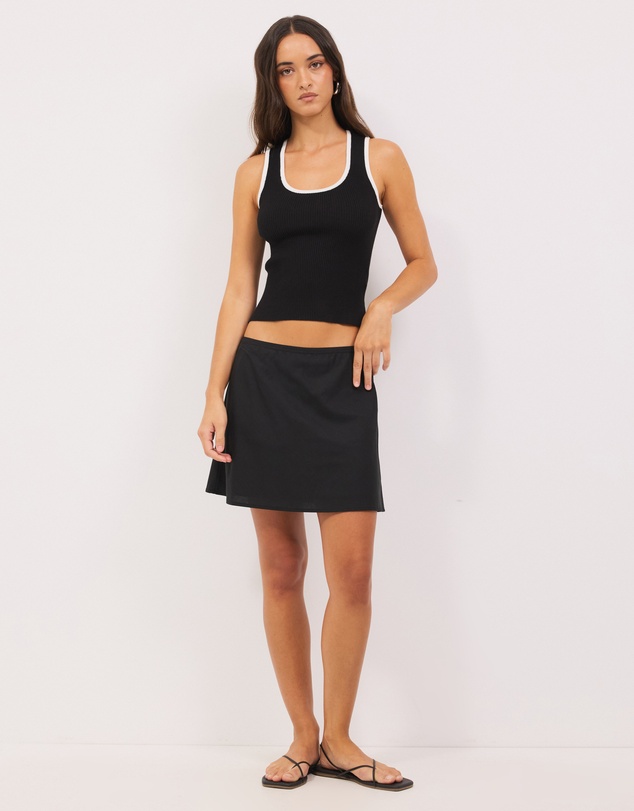 Calli - Cherif Bias Mini Skirt