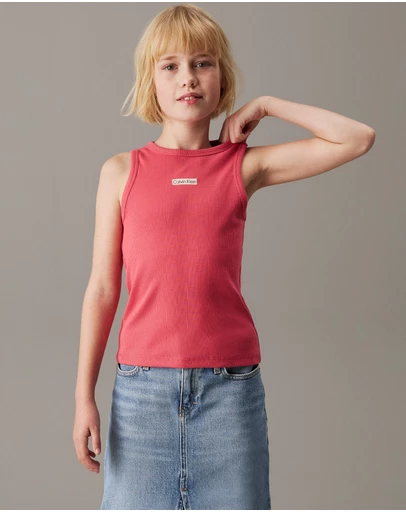 Calvin Klein Jeans - Girls Ribbed Tank Top