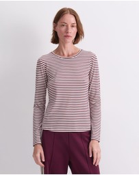 Sportscraft - Stripe Lurex Long Sleeve Magic Tee