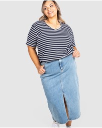 Love Your Wardrobe - Cassie Stripe Tee