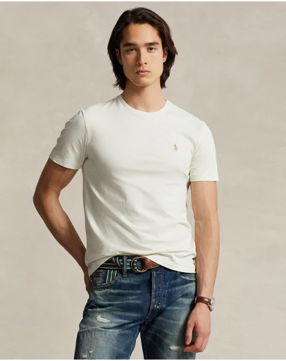 Polo Ralph Lauren - ICONIC EXCLUSIVE - Custom Slim Fit Jersey Crewneck T-shirt