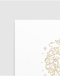 Olive et Oriel - Leo Celestial Zodiac Art Print