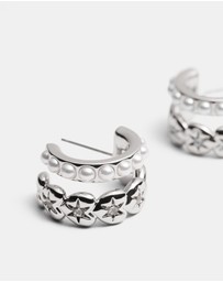 MIMCO - Westlyn Heart Duo Hoop Earrings