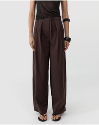 St. Agni - Relaxed Pleat Pants