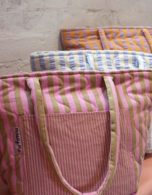Mosey Me - Lilac Sprout Quilted Bag