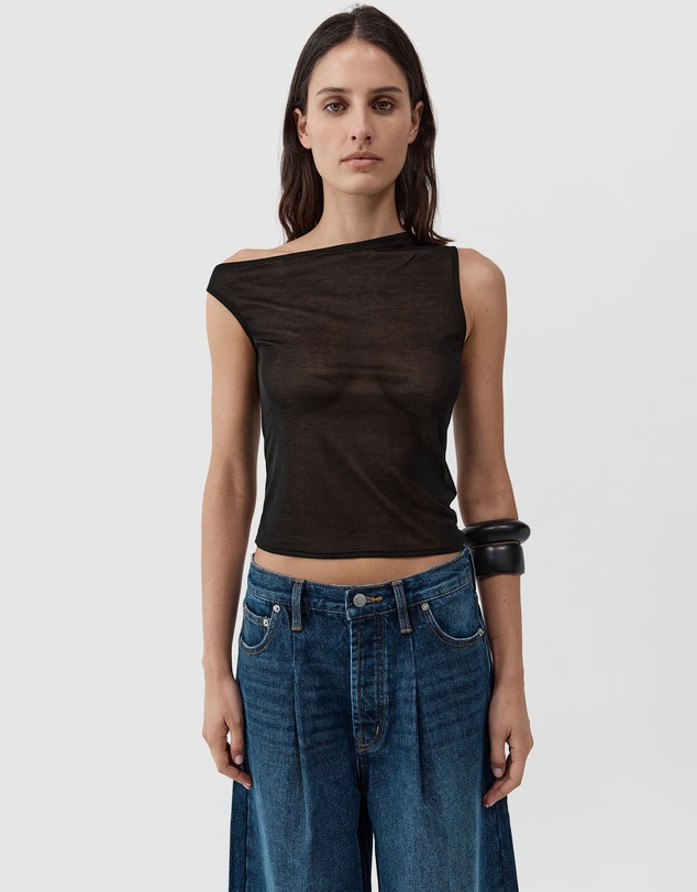 St. Agni - Fine Jersey Asymm Top
