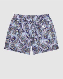 Boardies - Boardies Tarot Cards II Mid Length Swim Shorts