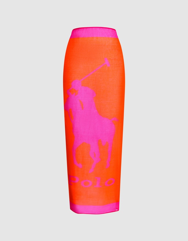 Polo Ralph Lauren - Big Pony Long Pareo Scarf Beach Cover Up