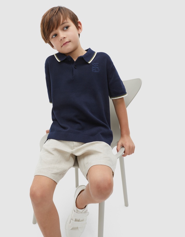 Seed Heritage - Knit Logo Polo