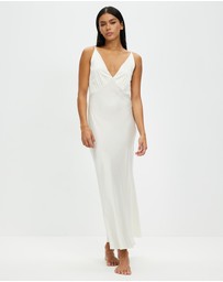 Gingerlilly - Freda Satin Long Chemise