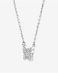 Michael Hill - Butterfly Necklace with Diamonds in Sterling Silver