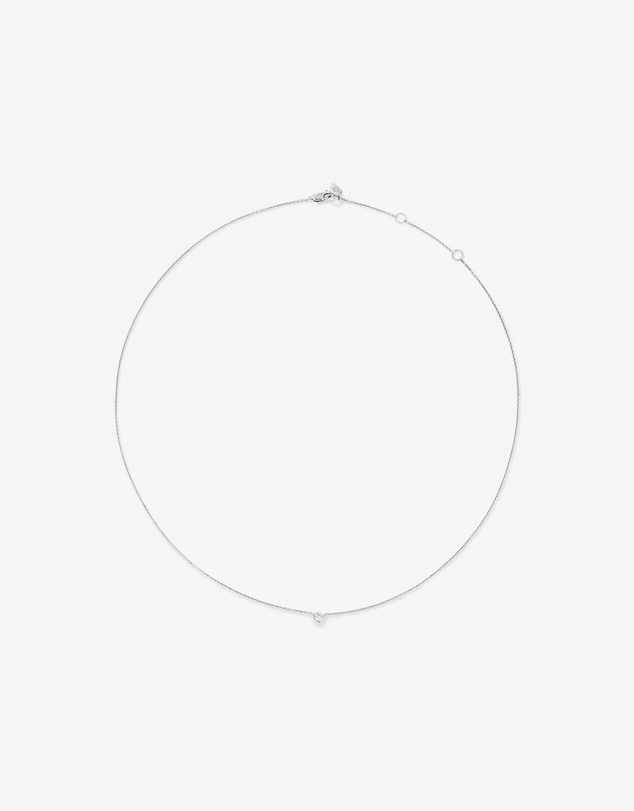 Michael Hill - Diamond Serendipity Single Stone Necklace in Sterling Silver