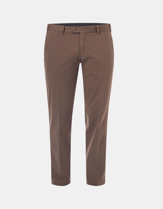 Henry Bucks - HENRY SARTORIAL X HILTL Chino with Slant Pocket SAND