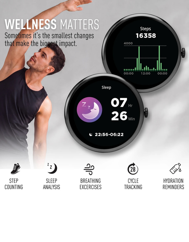 Reflex Active - Spectra 300R Navy Smart Watch