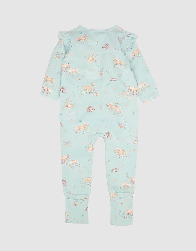 Bebe by Minihaha - Winnie Organic LS Zipsuit - Babies