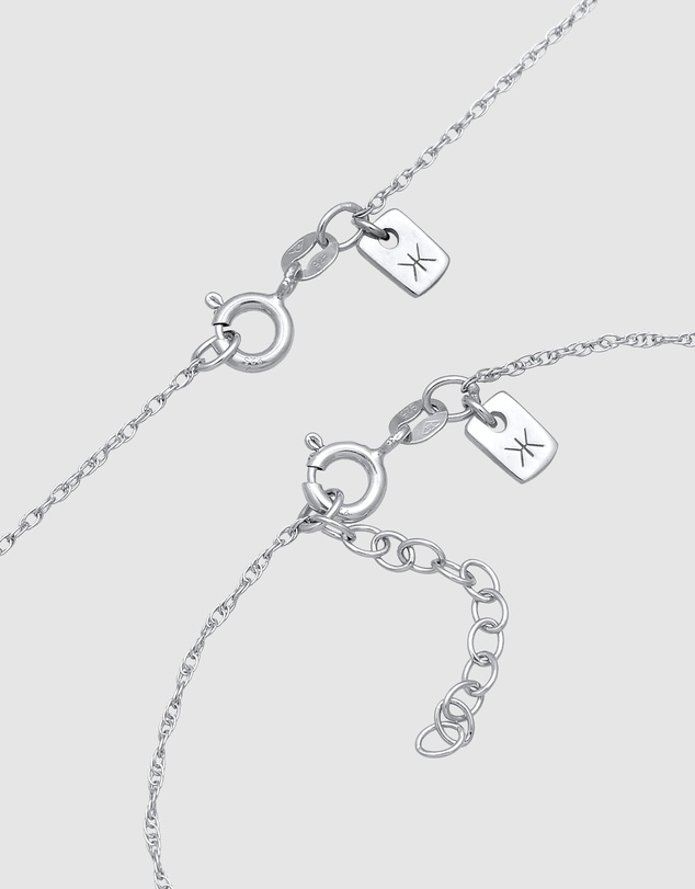 Kuzzoi - ICONIC EXCLUSIVE - Twisted Helix Chain Necklace and Bracelet Set in 925 Sterling Silver