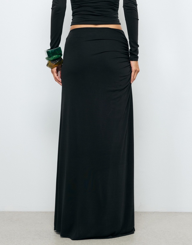 AERE - Ida Cupro Maxi Skirt