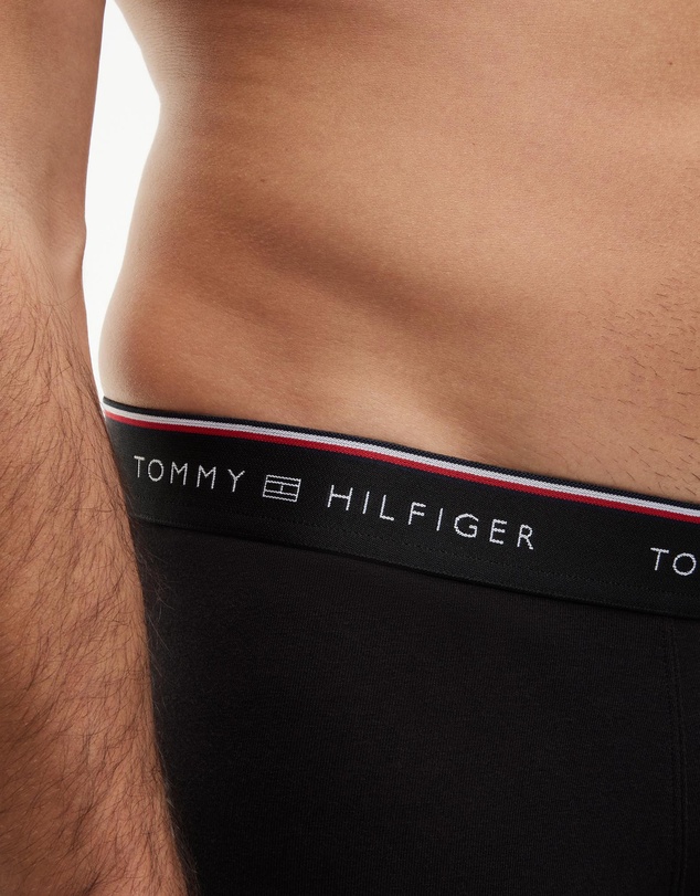 Tommy Hilfiger - 3-Pack Global Stripe Logo Waistband Trunks