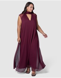 Pink Dusk by Curve Project - Intoxicating Maxi Dress