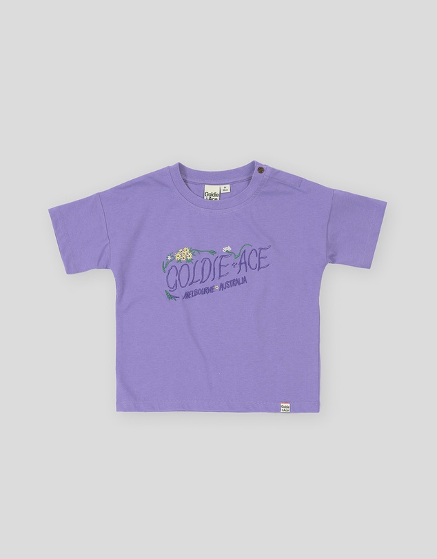 Goldie + Ace - Flora Embroidered T-Shirt - Babies-Kids