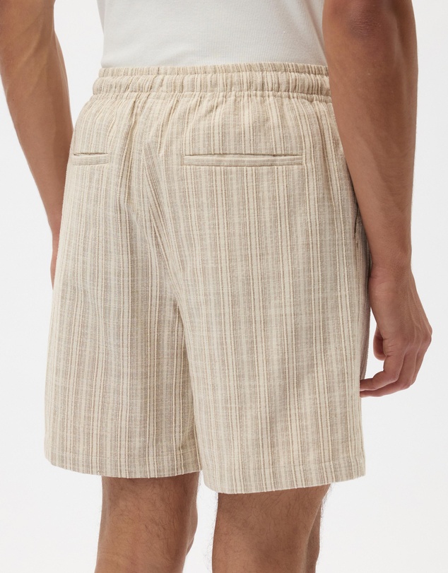 AERE - Summer Stripe Cotton Shorts