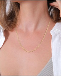 Elli Jewelry - Necklace 925 Sterling Silver Gold-Plated