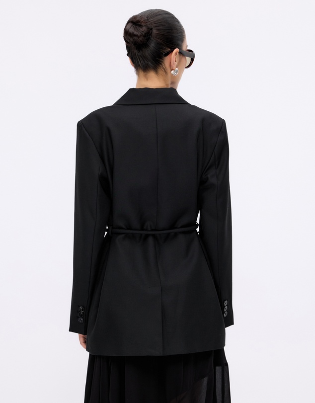 Minima Esenciales - Talia Wool Belted Blazer