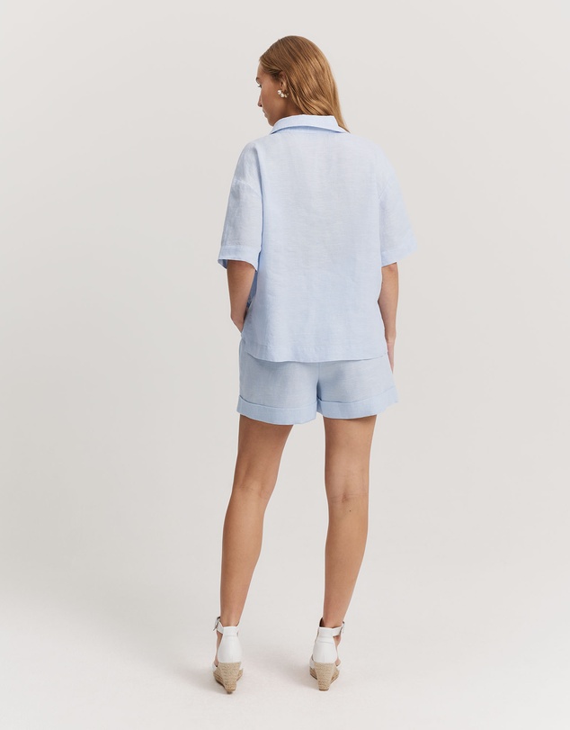 Country Road - Organically Grown Linen Short Sleeve Shirt