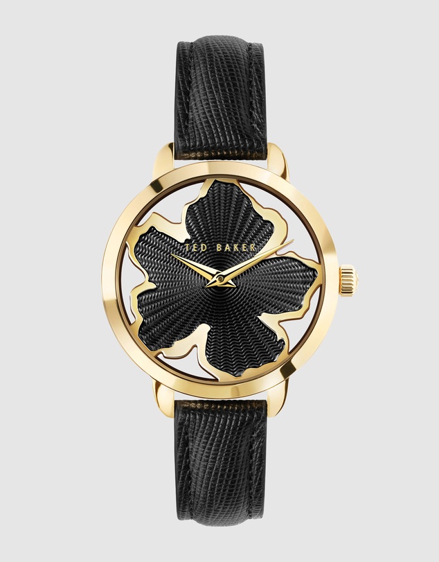 Ted Baker - Lilabel 36mm Black Leather Watch