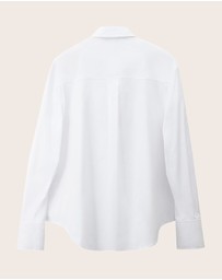 IDA+S - Matilda Oversized Stretch Cotton Blouse