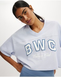 Cotton On Body Active - Cropped Graphic Sporty Tee