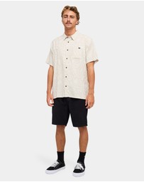 Billabong - Mens Sundays Jacquard Short Sleeve Shirt