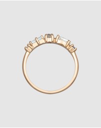 Elli Jewelry - Ring Gemstone Party 925 Sterling Silver Rosegold
