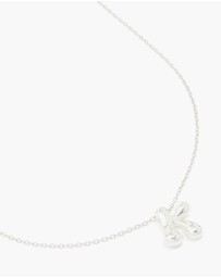 Lovisa - Waterproof Stainless Steel Large Bubble Letter K Necklace