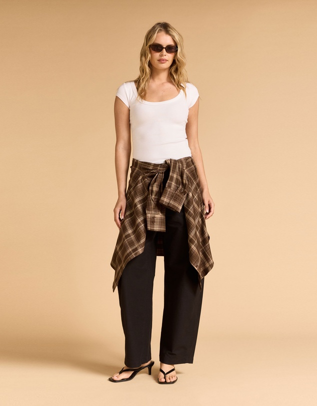 MVN - Soft Scoop Neck Top