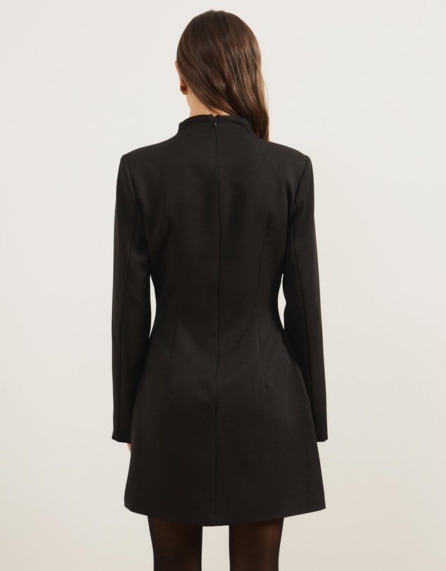 Atmos&Here - Anya Long Sleeve Button Down Mini Dress