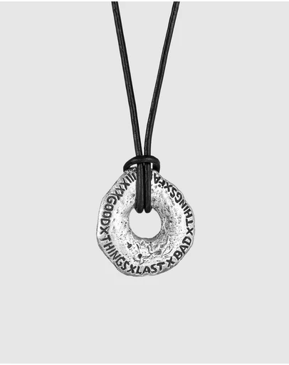 Haze & Glory - ICONIC EXCLUSIVE - Good Things Bad Things Necklace in Oxidised 925 Silver
