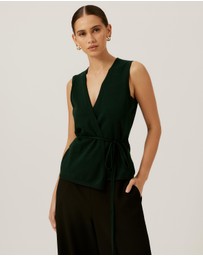 Tussah - Wrap Knit Top
