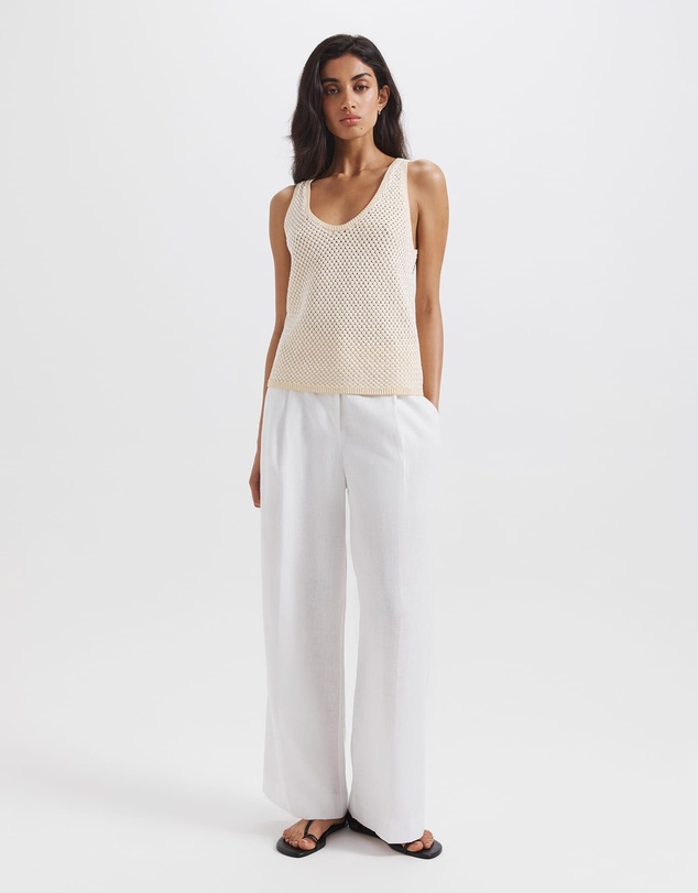 SABA - Dalia Woven Knit Tank