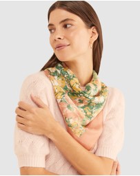 Sportscraft - Flora Square Silk Scarf