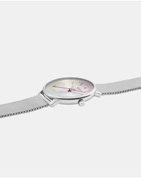 Mondaine - Mondaine Doppio Bauhaus Stainless Steel 33mm Watch