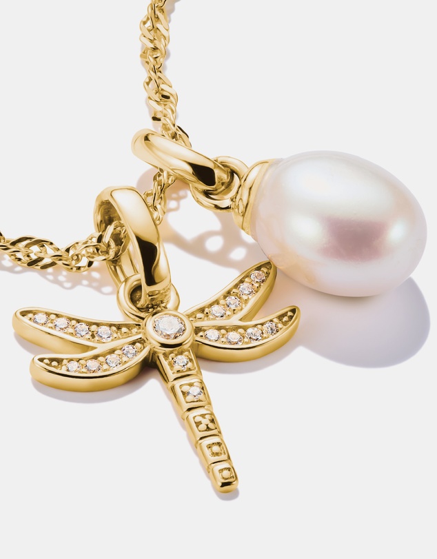 THOMAS SABO - THOMAS SABO Connect Charm freshwater pearl Gold