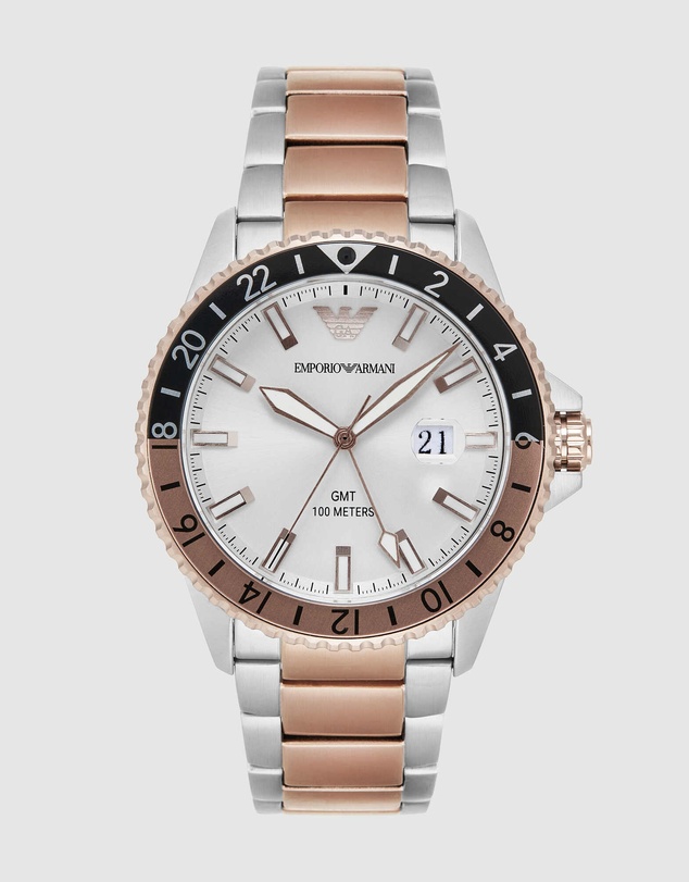 Emporio Armani - Two Tone Analogue Watch