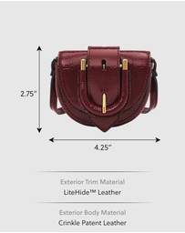 Fossil - Harwell Maroon Crossbody Bag