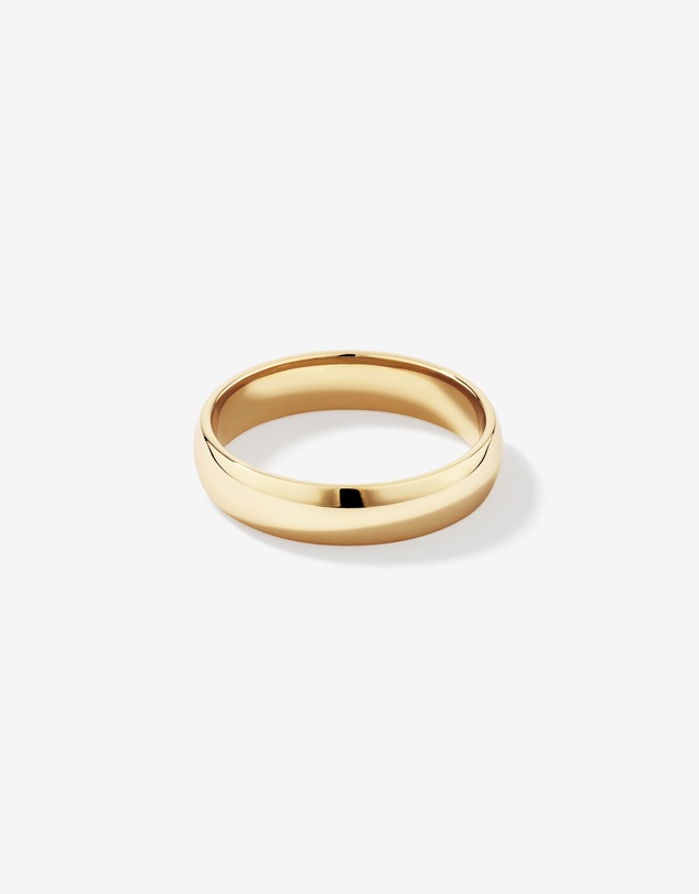 Michael Hill - 5mm High Domed Wedding Band in 10kt Yellow Gold