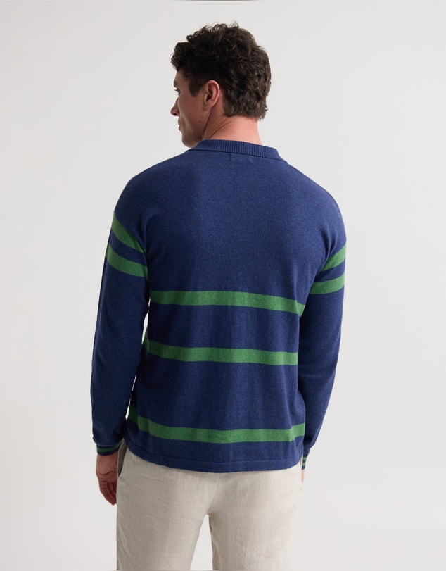 Oxford - Wolf Striped Cashmere Blend Rugby