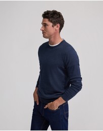 Oxford - Crew Neck Cotton Cashmere Knit