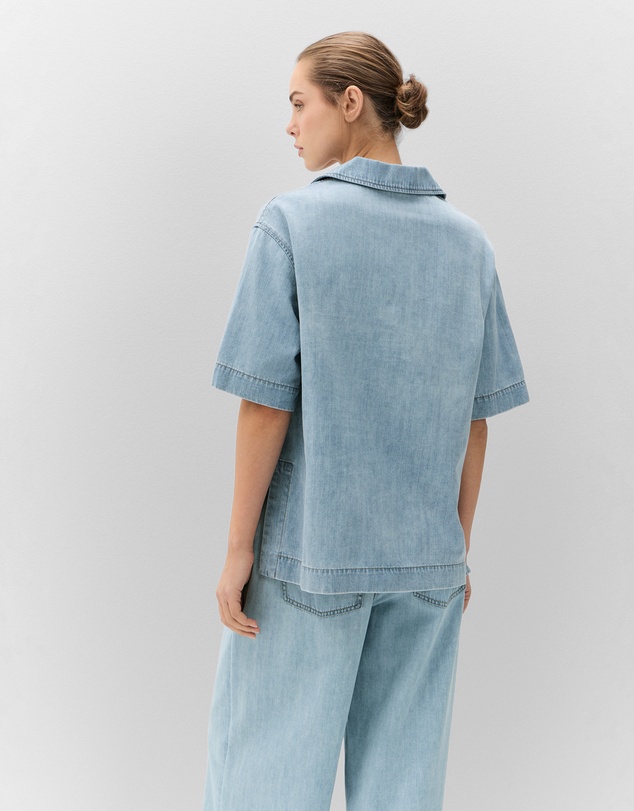 UNISON - Relaxed Denim Pullover