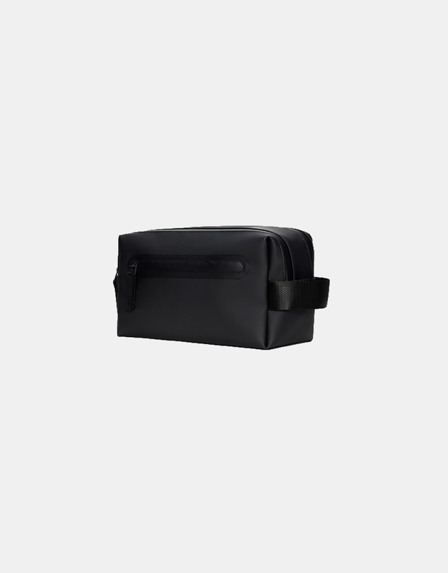 RAINS - 2 Zip Wash Bag Black